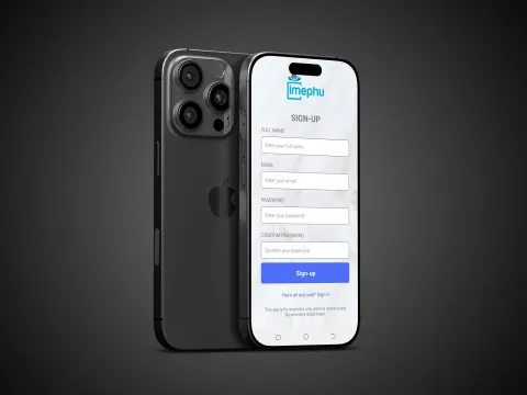 imephu sign up screen to create a free account